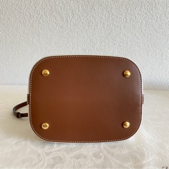 Burberry Logo Graphic Canvas Bucket Bag - Picture 7 of 14